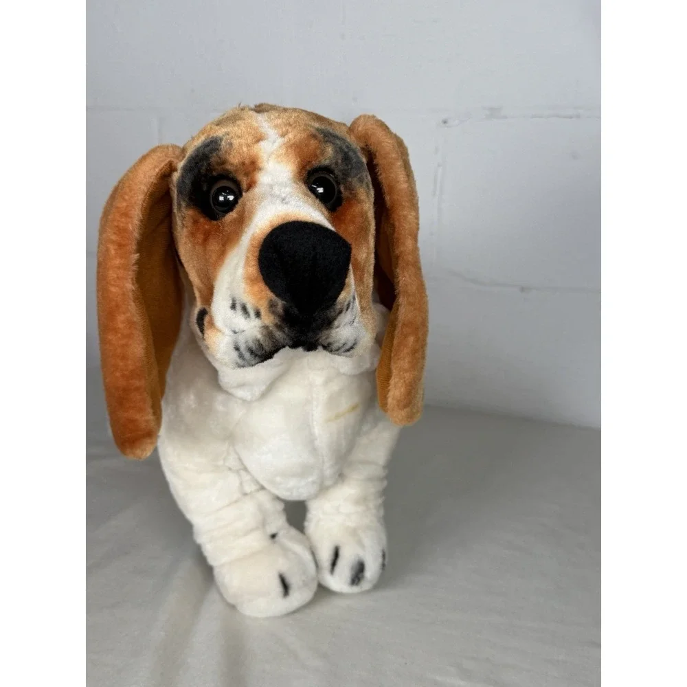 Melissa & Doug Basset Hound Plush Dog Stuffed Animal Floppy Ears Realistic Toy